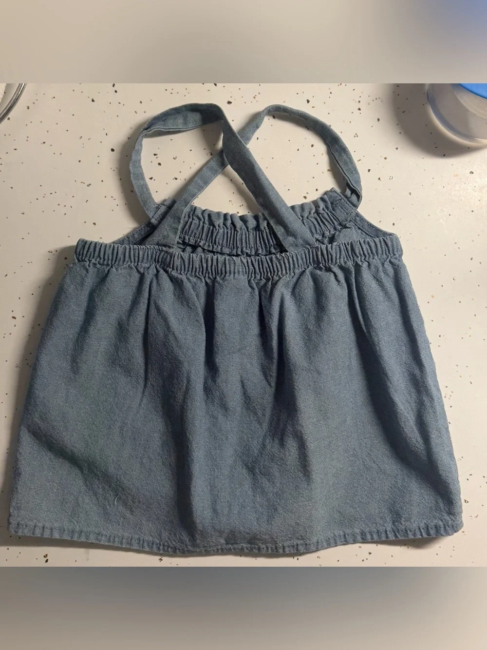 Toddler Girls’ Carter's Light Blue Denim Tank-Top Size: 18M